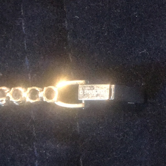 Authentic Signed Swarovski Tennis diamonds bracelet. - Picture 8 of 9